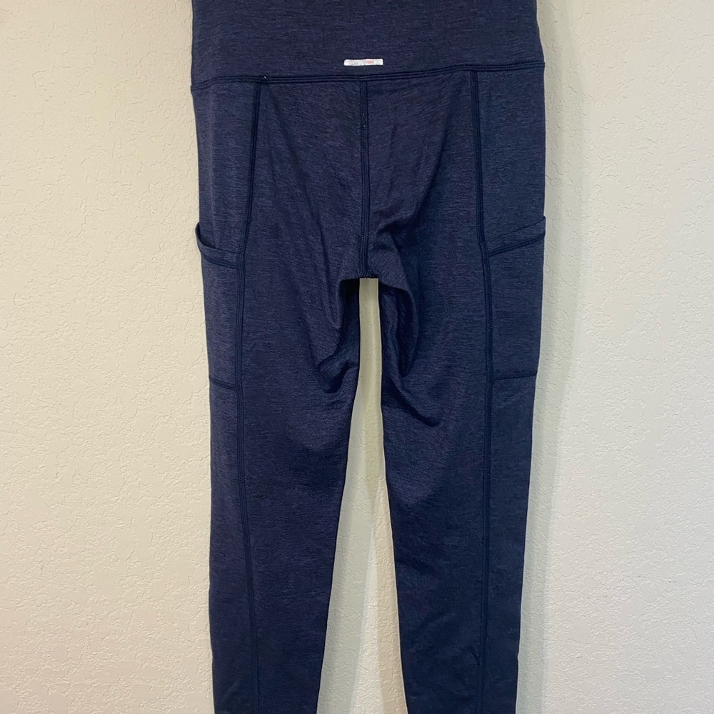 aerie Chill, Play, Move Navy Blue Leggings (S) - Picture 5 of 5